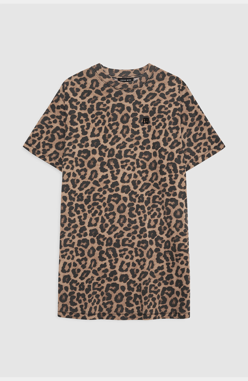 Anine Bing Beth Mini Dress In Animal Print