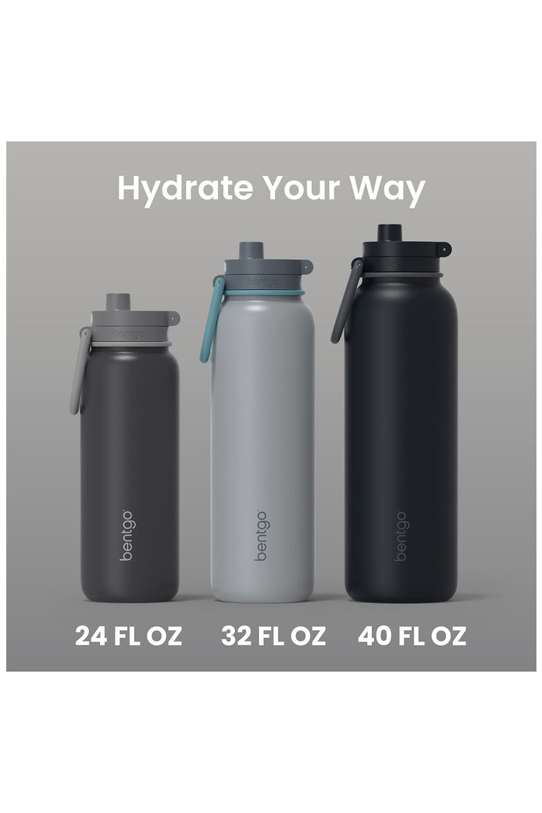 Flip 24 oz. Insulated Water Bottle, Alternate, color, TWEED