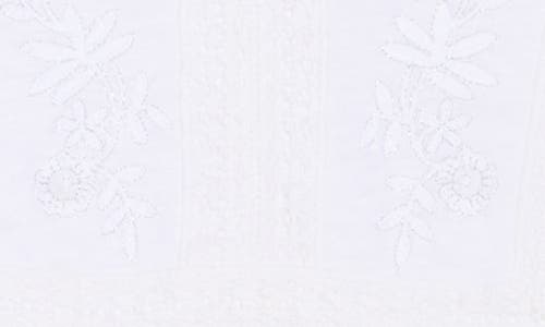 LUCKY BRAND LUCKY BRAND LACE TRIM PEPLUM T-SHIRT