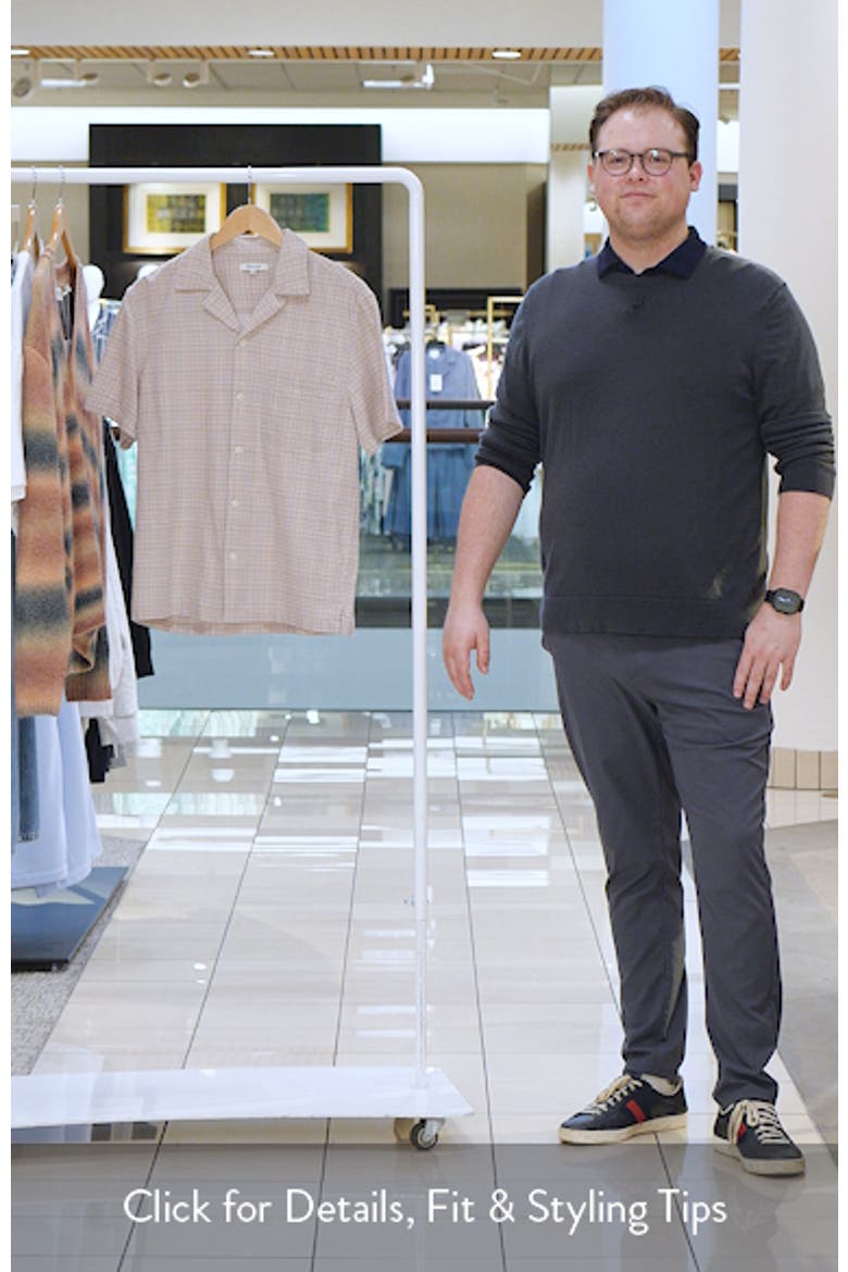 Puckered Cotton Seersucker Button-Up Shirt video