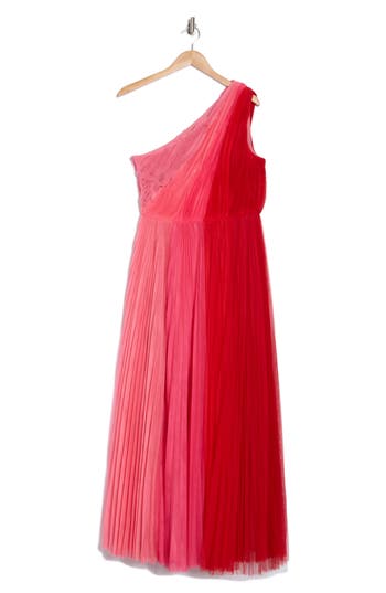Hutch Tarina Gown In Pink Colorblock