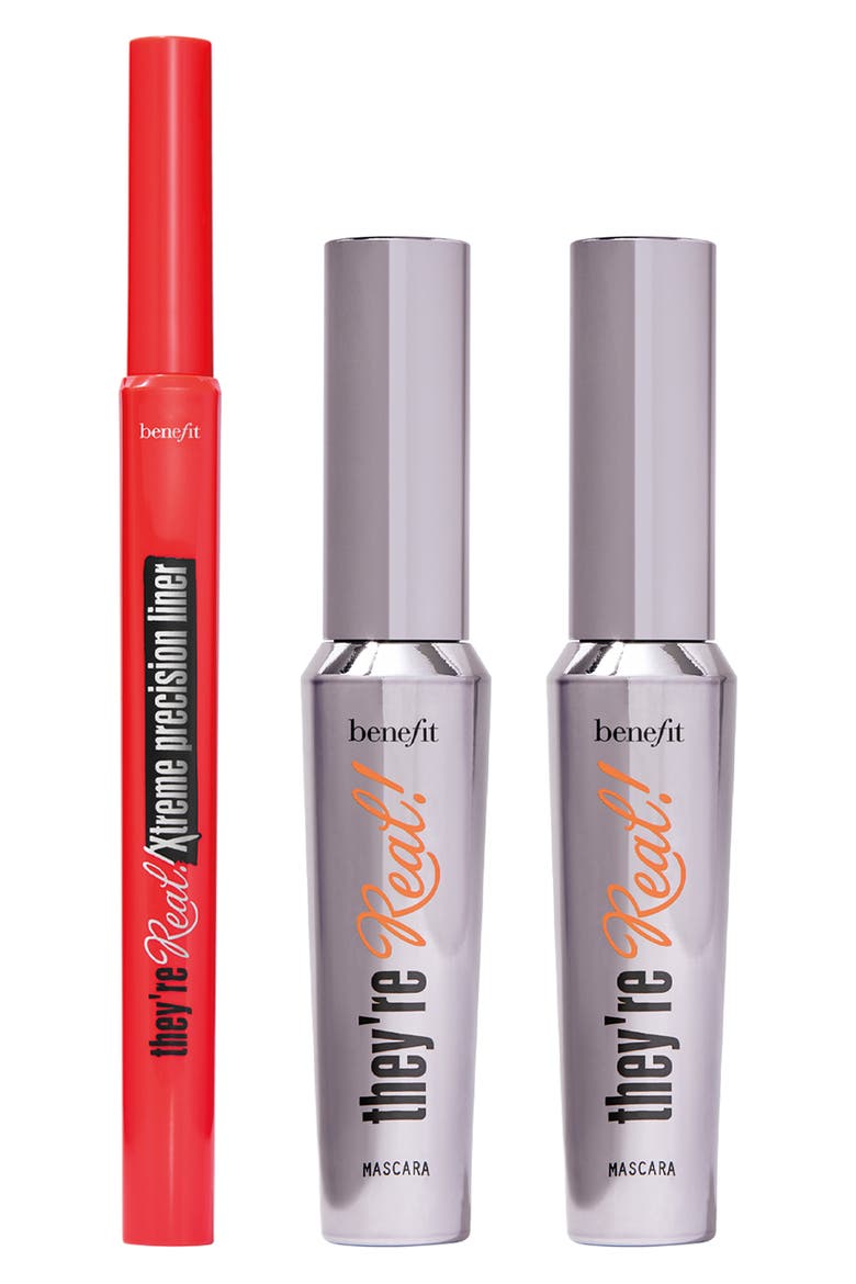 They're Real Mascara & Eyeliner Set (Nordstrom Exclusive) $80 Value, Main, color, BLACK