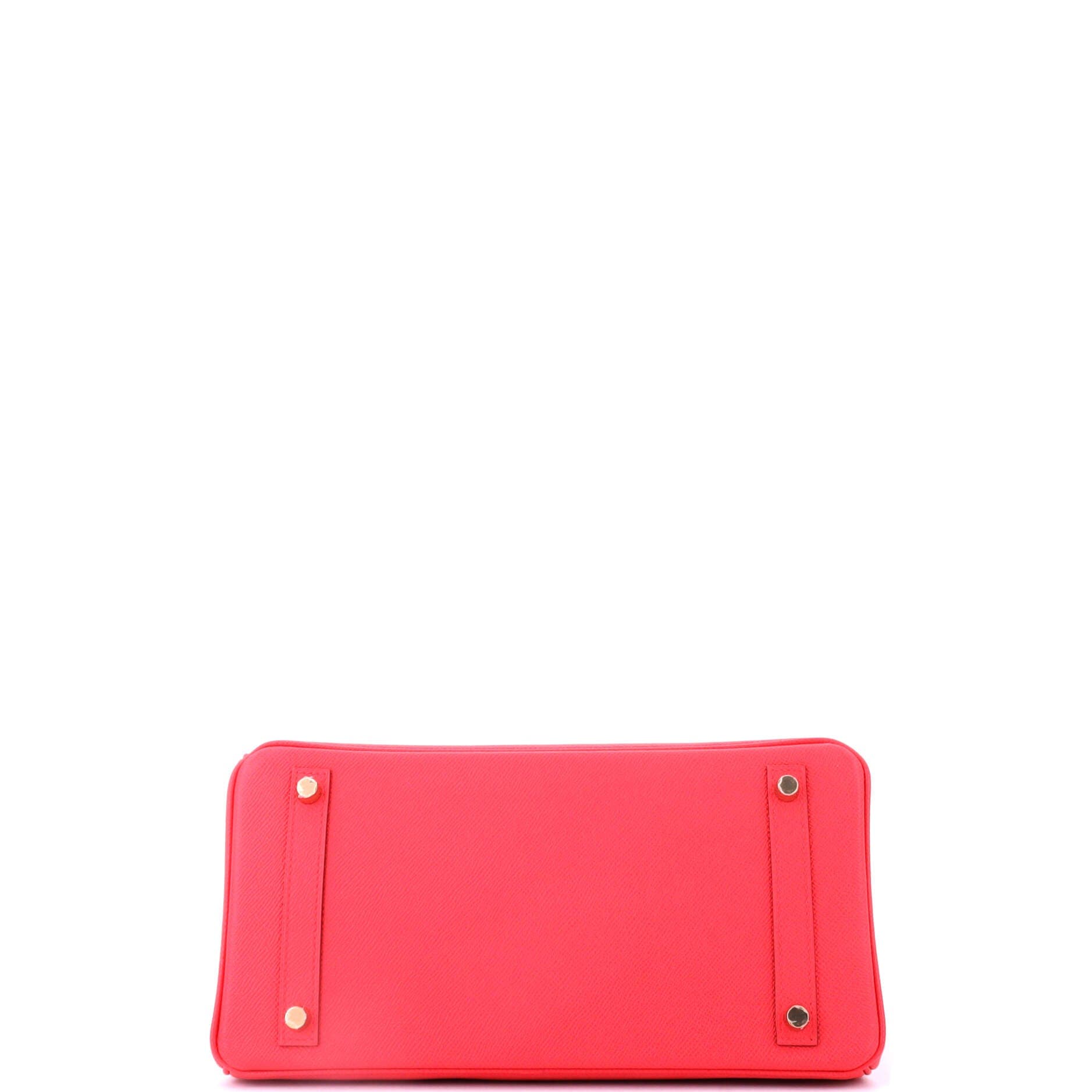 Pre-Owned Hermes Birkin Handbag Pink Epsom with Gold Hardware 30, Alternate, color, 