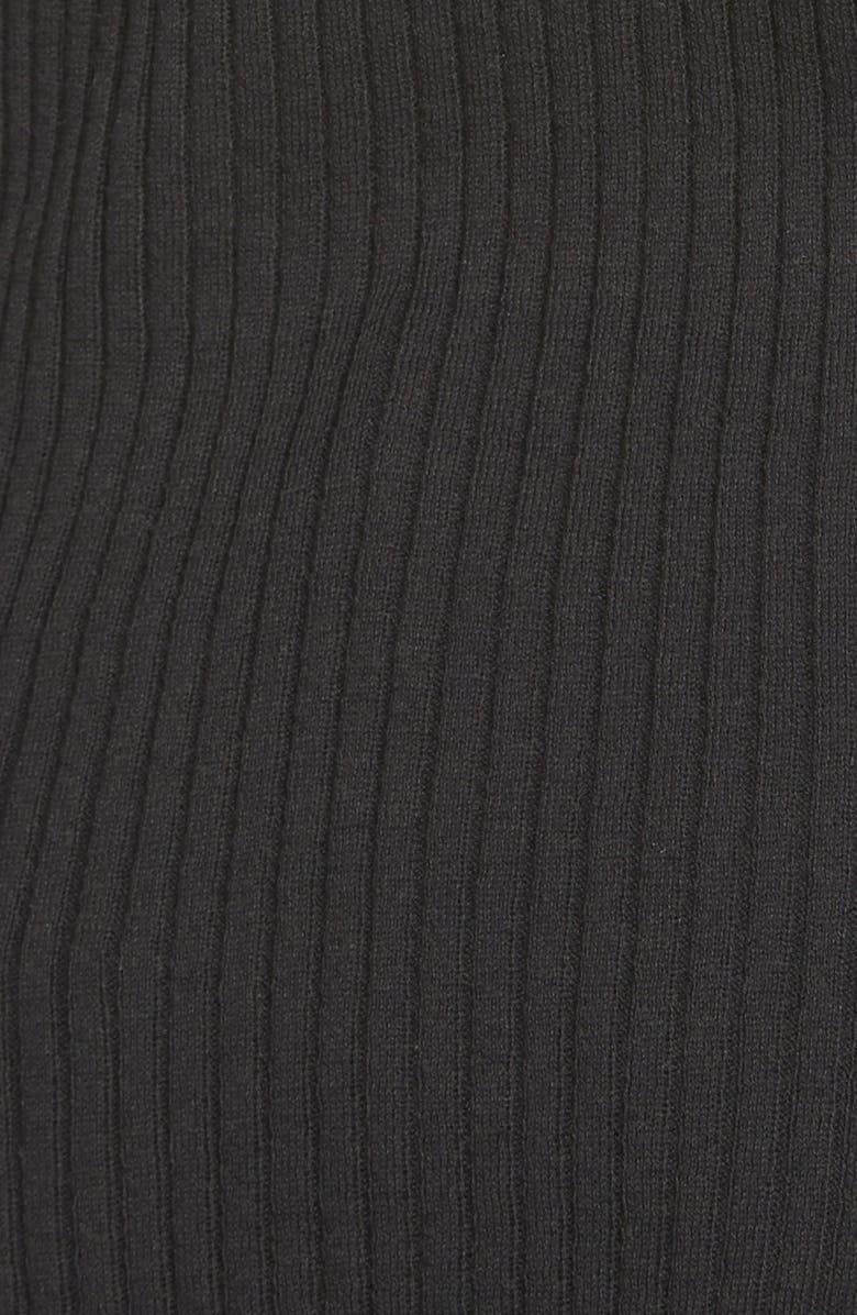 Trouvé Rib Knit Tunic, Alternate, color, 