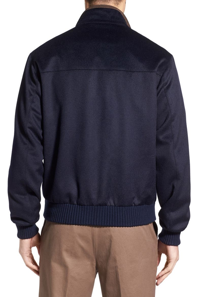 'Patrick' Water Resistant Wool Blend Jacket, Alternate, color, NAVY
