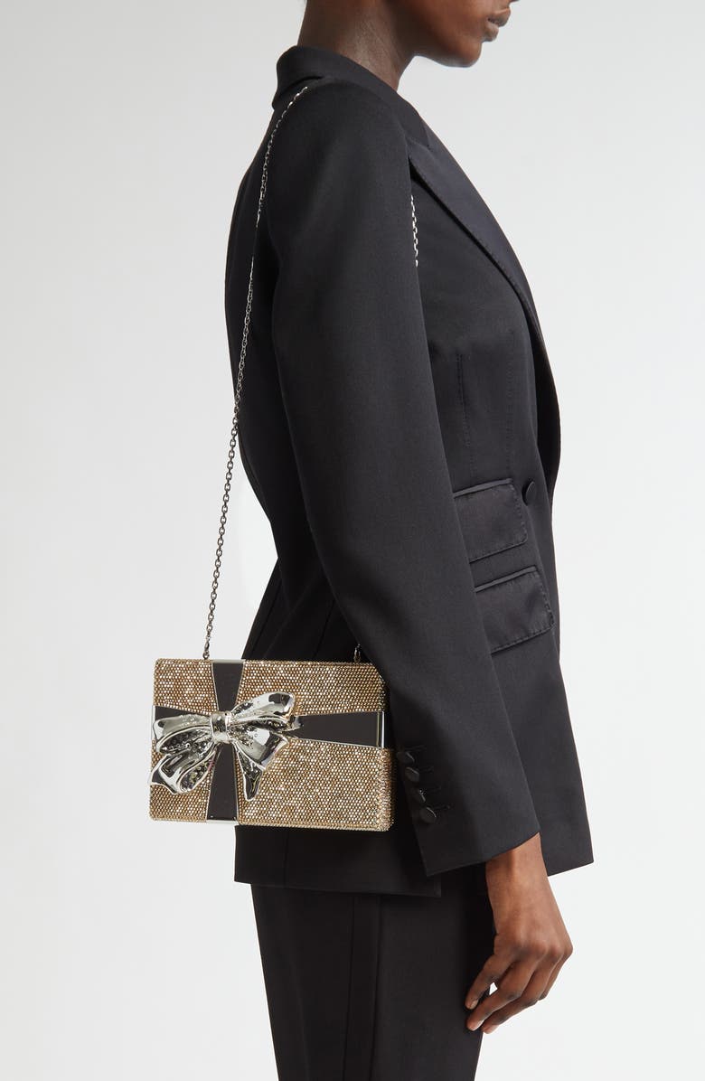 Judith Leiber Gift Box Clutch, Alternate, color,