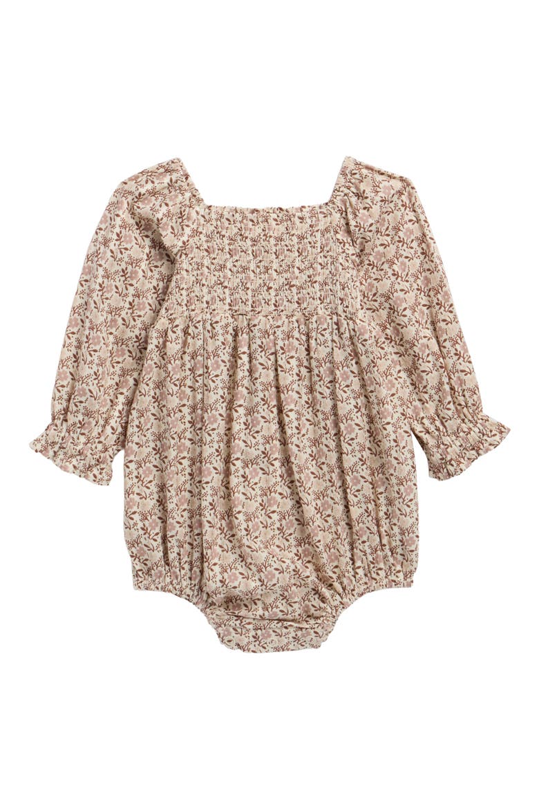 Kids' Adelaide Smocked Romper, Main, color, NATURAL
