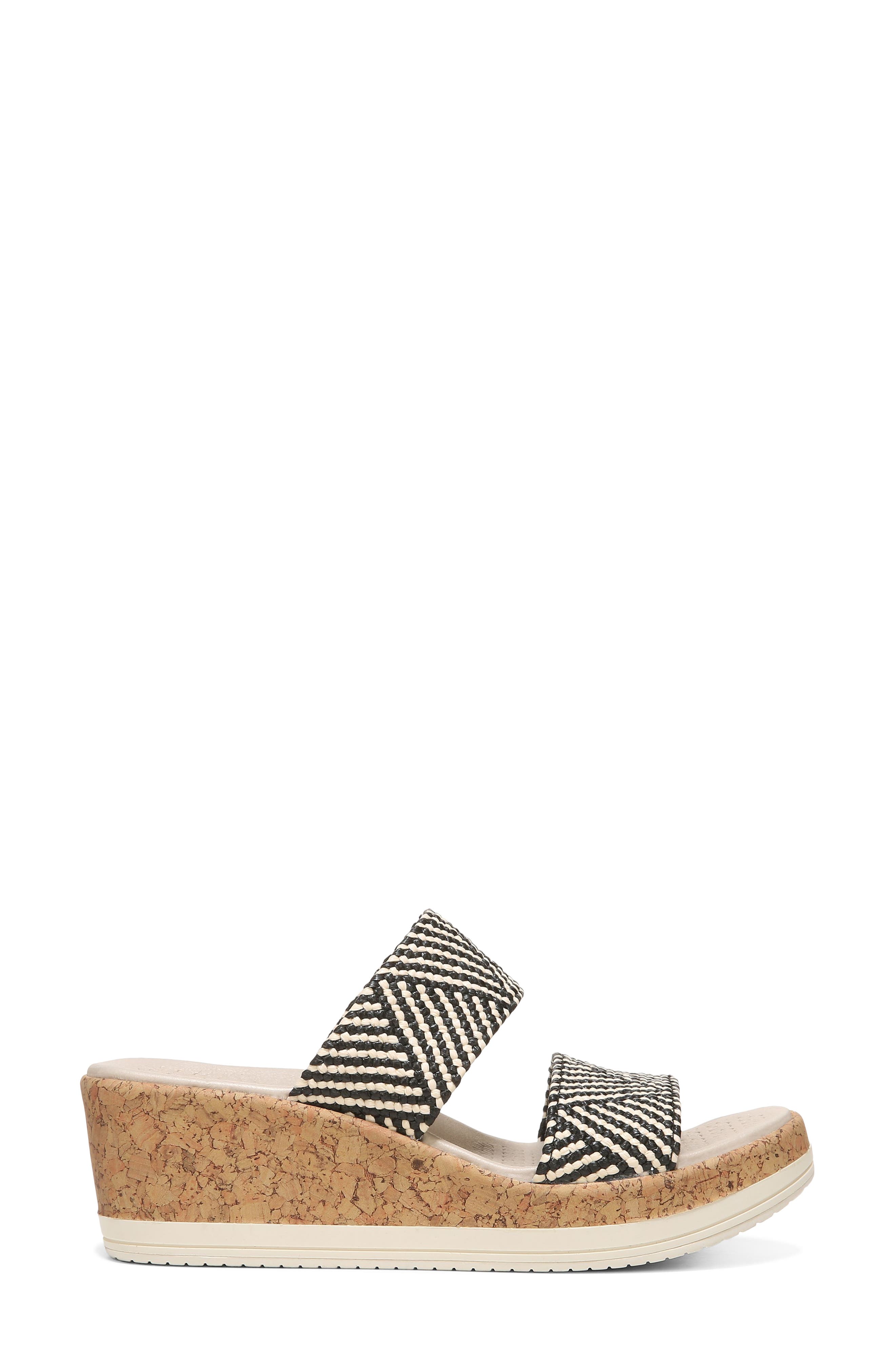 LifeStride Resort Platform Slide Sandal, Alternate, color, Blk Multi