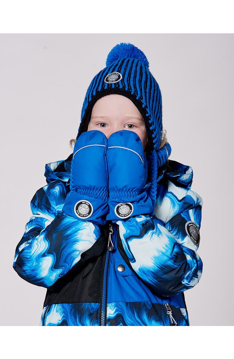 Deux par Deux Winter Mittens Play Royal, Alternate, color, Blue