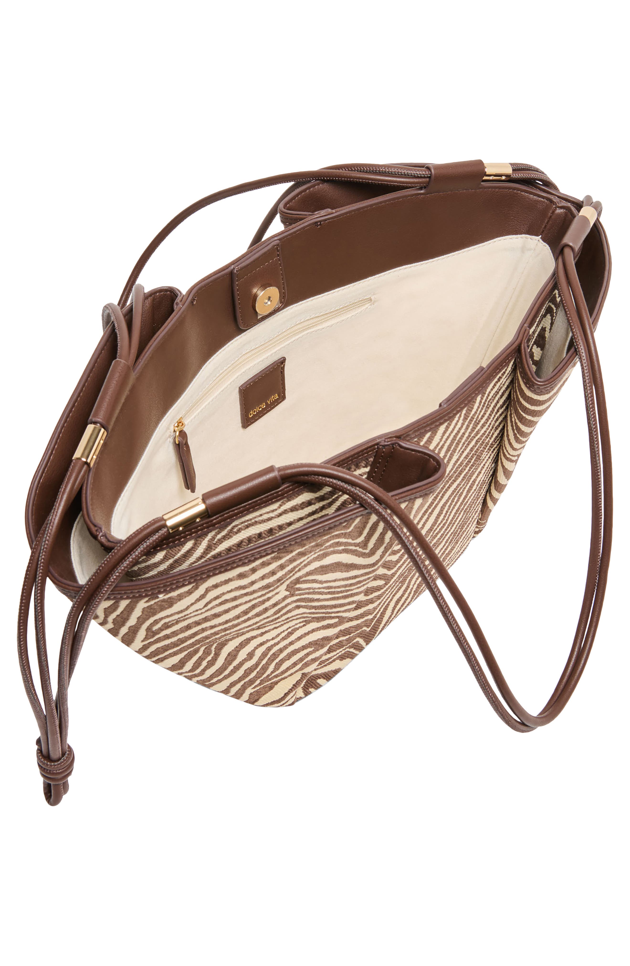 Maro Tote, Alternate, color, ZEBRA