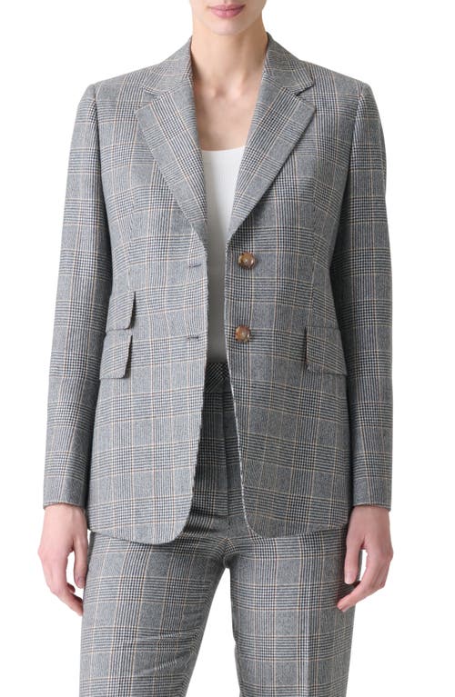 Akris Arie Check Cashmere Jacket