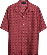 AMIRI MA Quad Silk Bowling Shirt