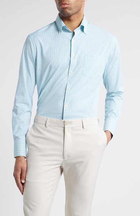 Peter Millar Hamilton Check Performance Button-Down Shirt