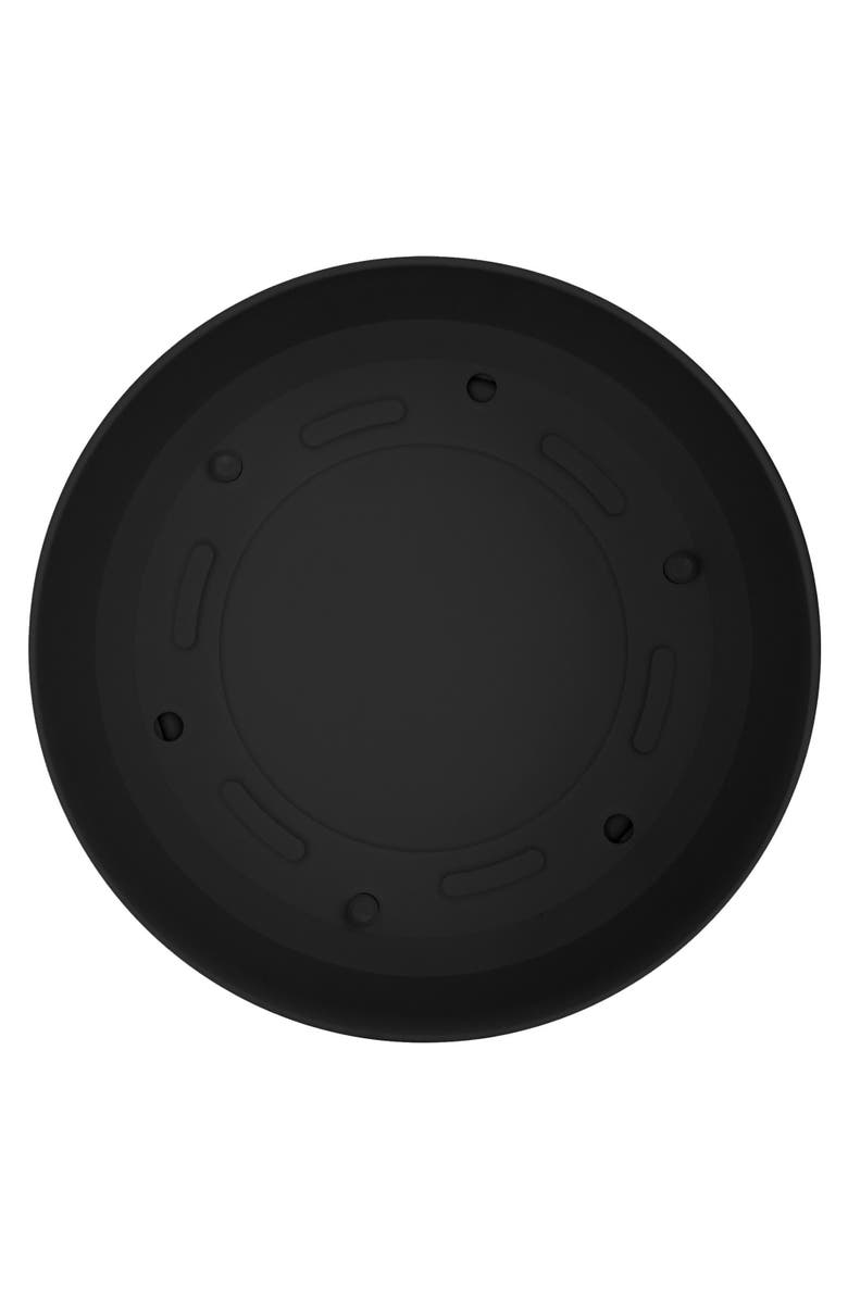 Bloem 10 Inch Mathers Round Planter With Saucer Tray, Black, Alternate, color, Black
