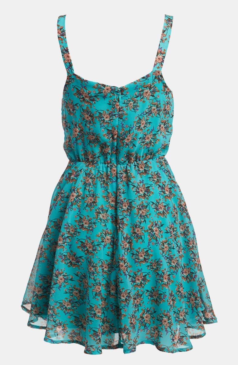 Lucca Couture Short Floral Dress, Alternate, color, 