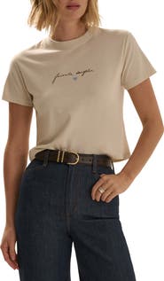 Favorite Daughter The Cropped Signature T-Shirt
