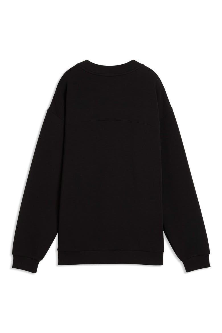 Cloudspun Crewneck Sweatshirt, Alternate, color, PUMA BLACK