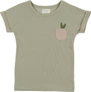 Manière Kids' Rib Appliqué T-Shirt