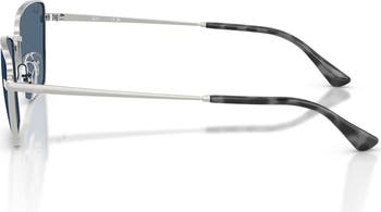 Ray-Ban Drea Bio-Based 53mm Polarized Irregular Cat Eye Sunglasses