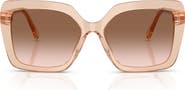 Swarovski 57mm Butterfly Sunglasses
