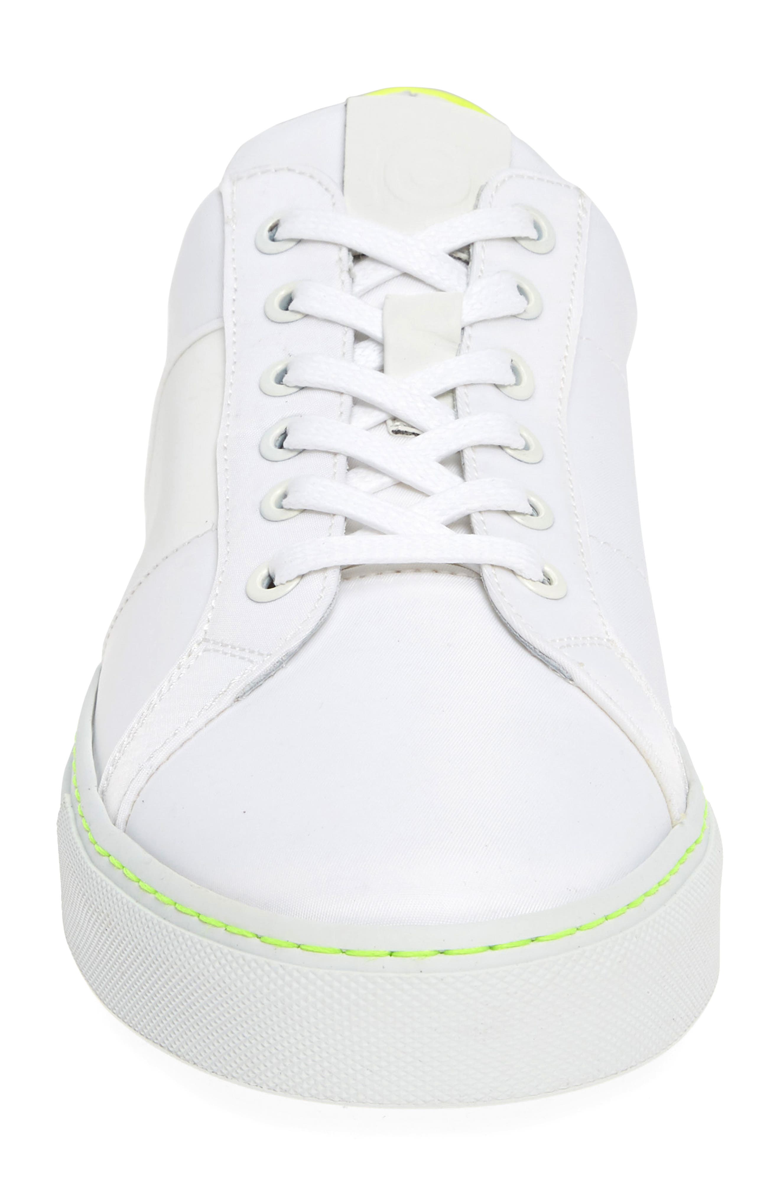 Royale Ripstop Sneaker, Alternate, color, WHITE/ NEON