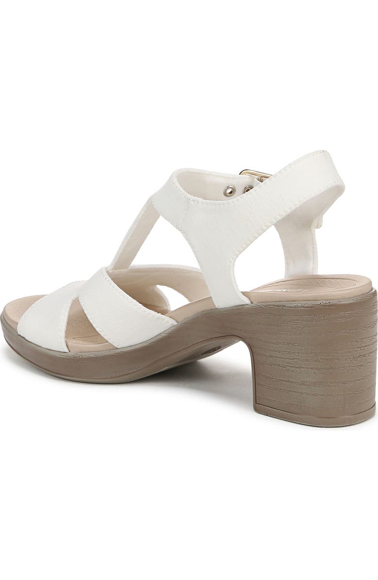 LifeStride Everly Machine Washable Block Heel Sandal, Alternate, color, White