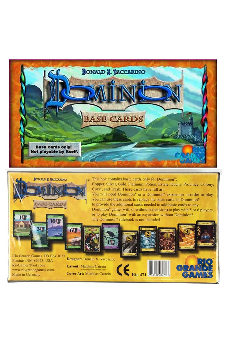Dominion Base Cards, Alternate, color, Multicolored