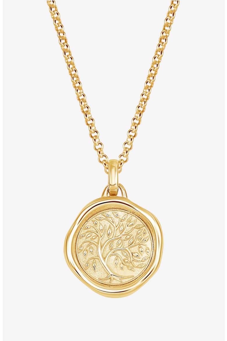 Men's Tree of Life Talisman Necklace, Main, color, Yellow Gold Vermeil
