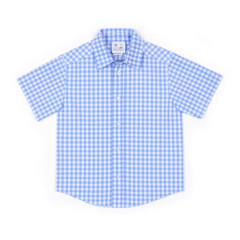Gingham Camp Shirt (Toddler, Little Kid)