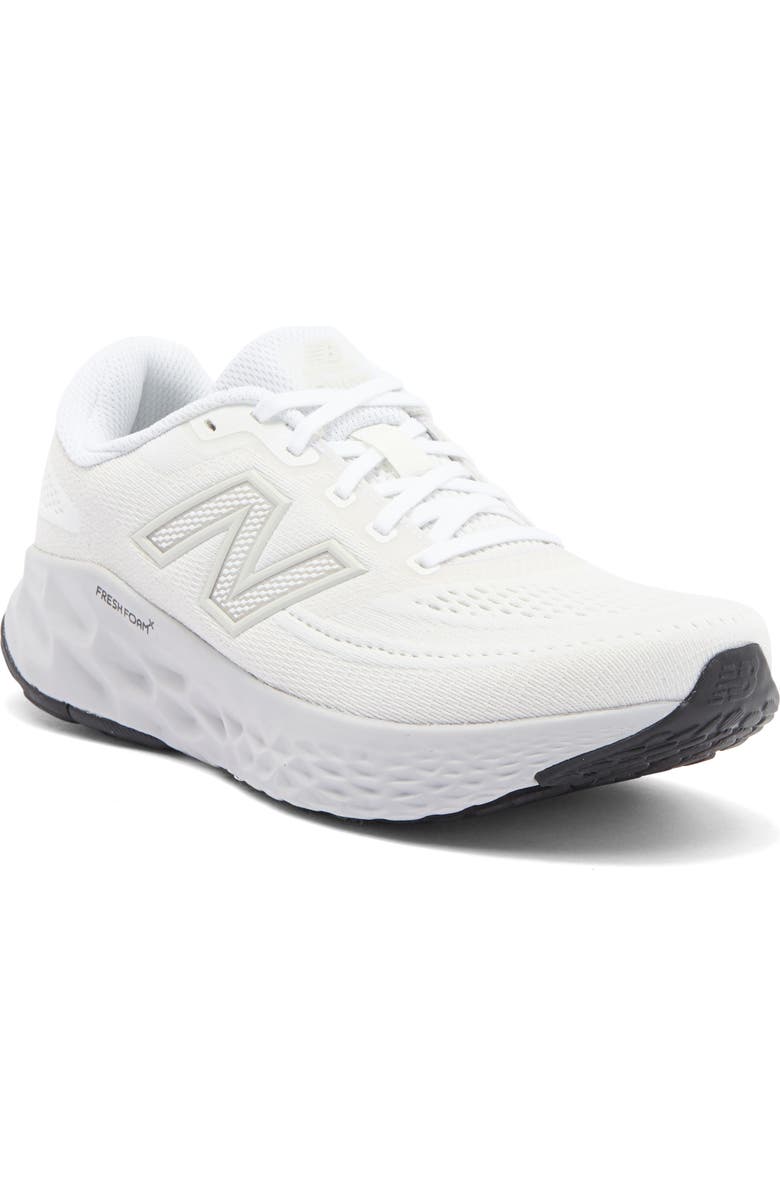 New Balance Evoz V3 Running Shoe, Main, color, White/ Grey Matter