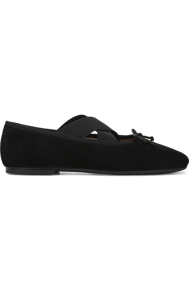 Sam Edelman Arya Ballet Flat, Alternate, color, Black Suede