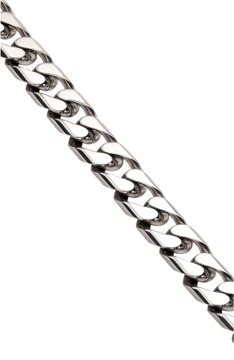 UNODE50 Curb Chain Toggle Necklace, Alternate, color, Silver