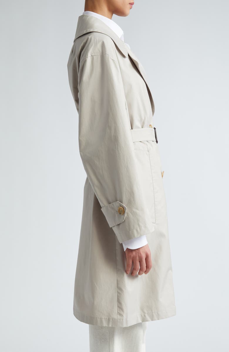 Max Mara Belted Double Breasted Trench Coat, Alternate, color,