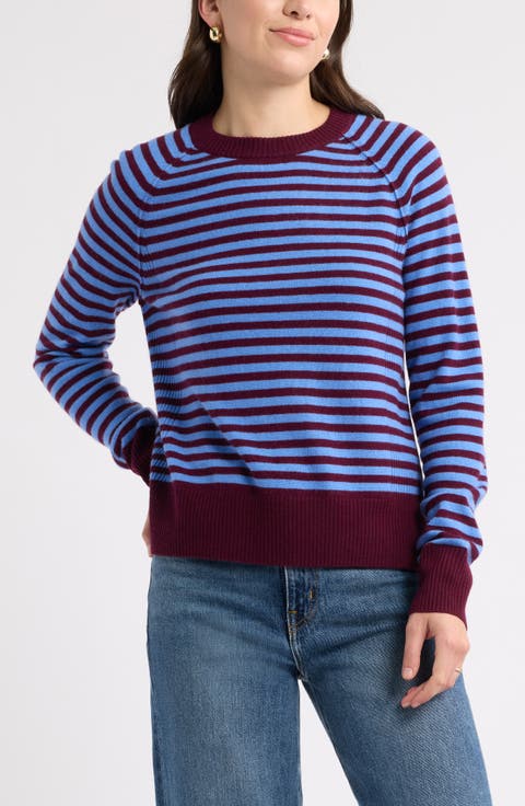 Wool & Cashmere Raglan Sweater