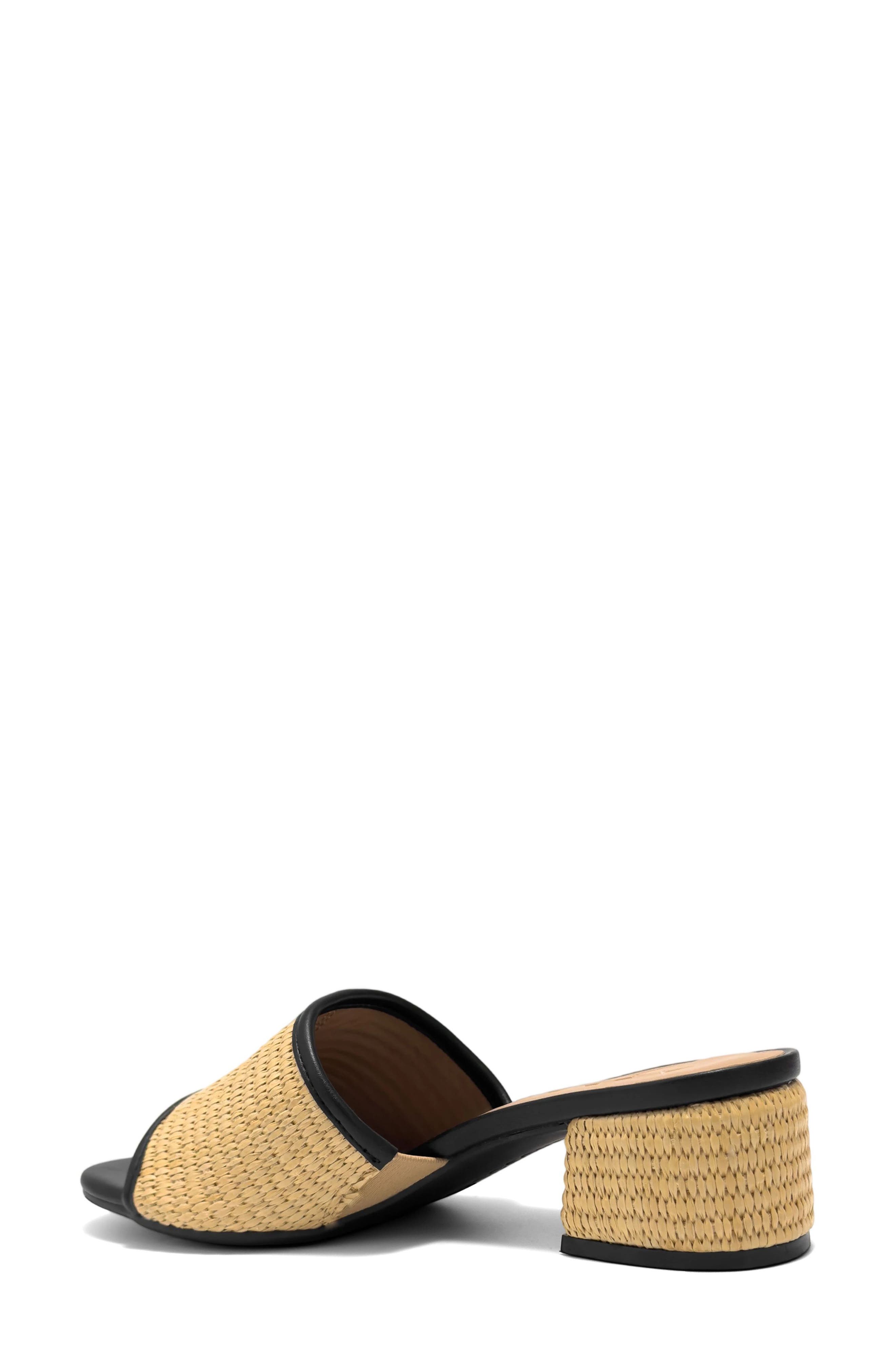 Aerosoles Como Block Heel Sandal, Alternate, color, Natural Raffia