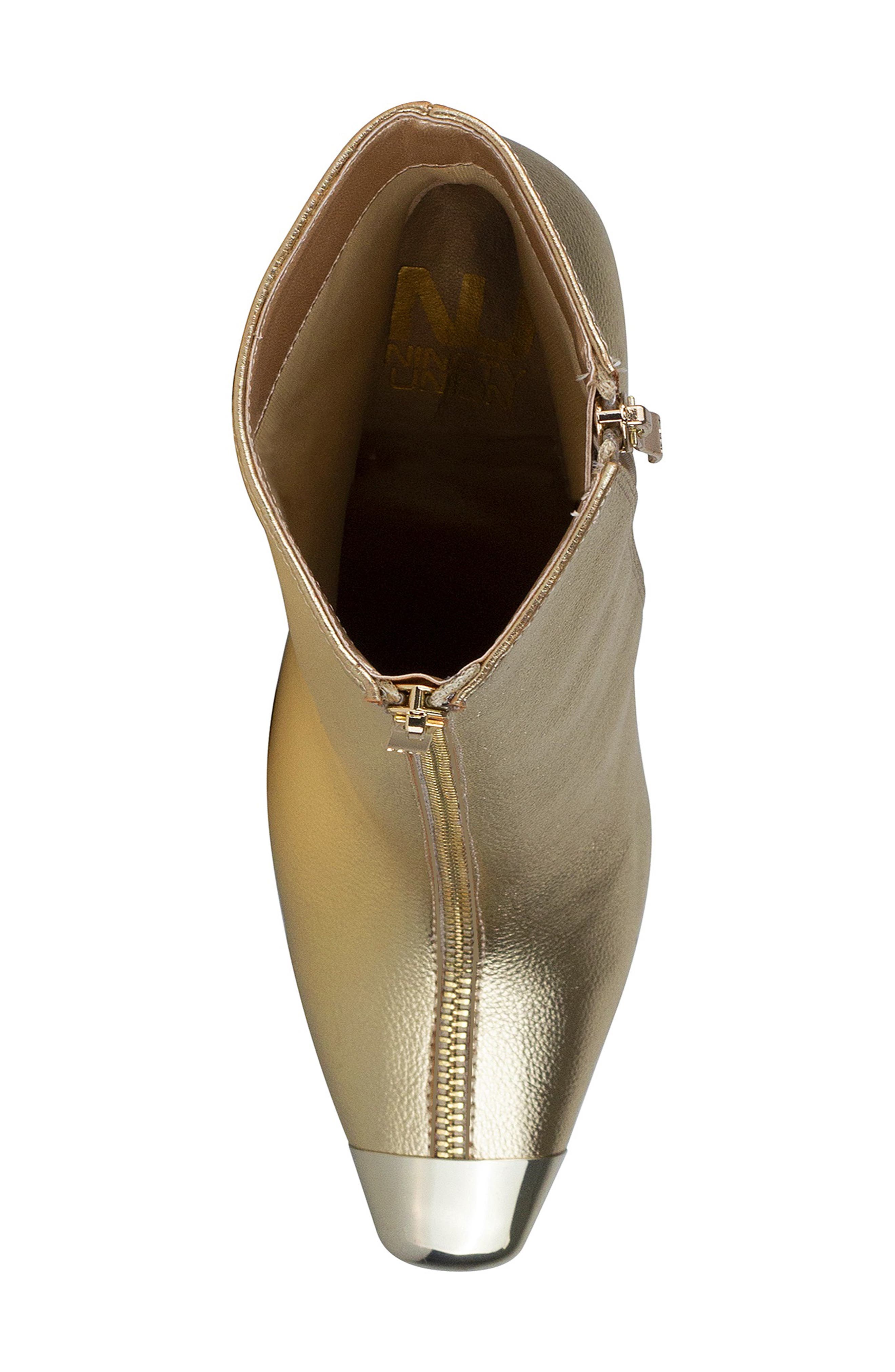 NINETY UNION Lovely Zipper Boot, Alternate, color, Gold