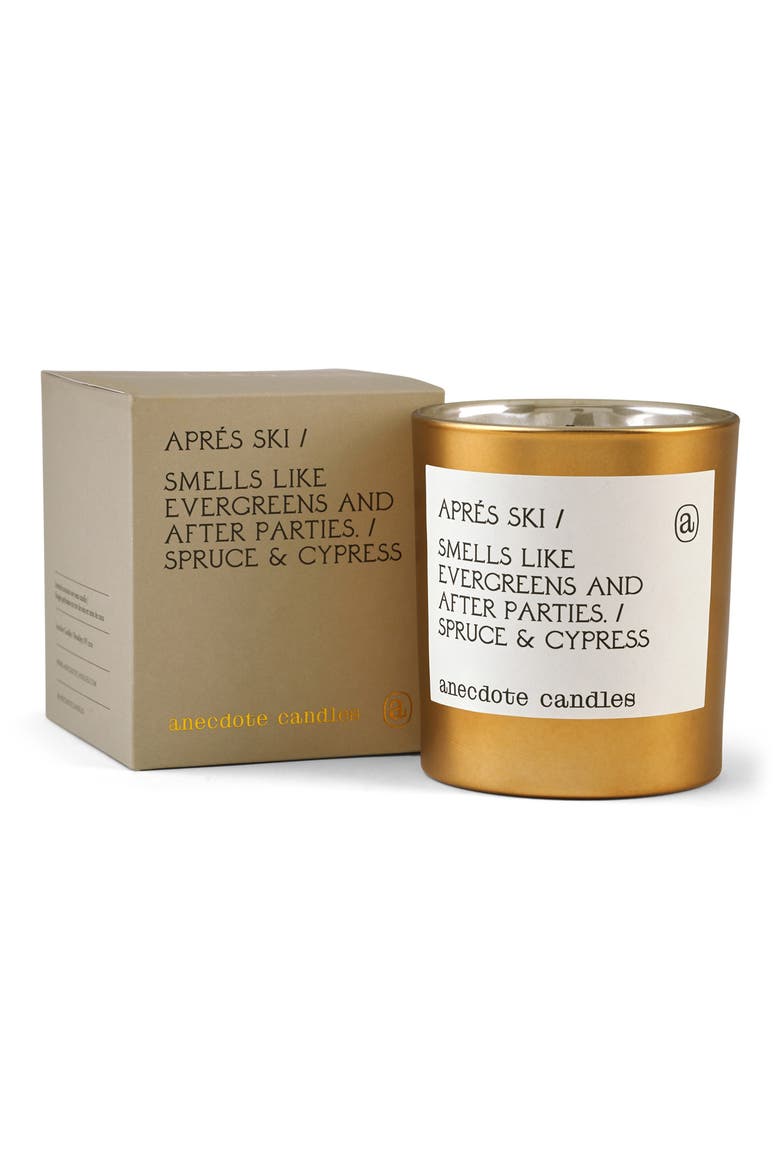 Aprés Ski Candle, Alternate, color, GOLD