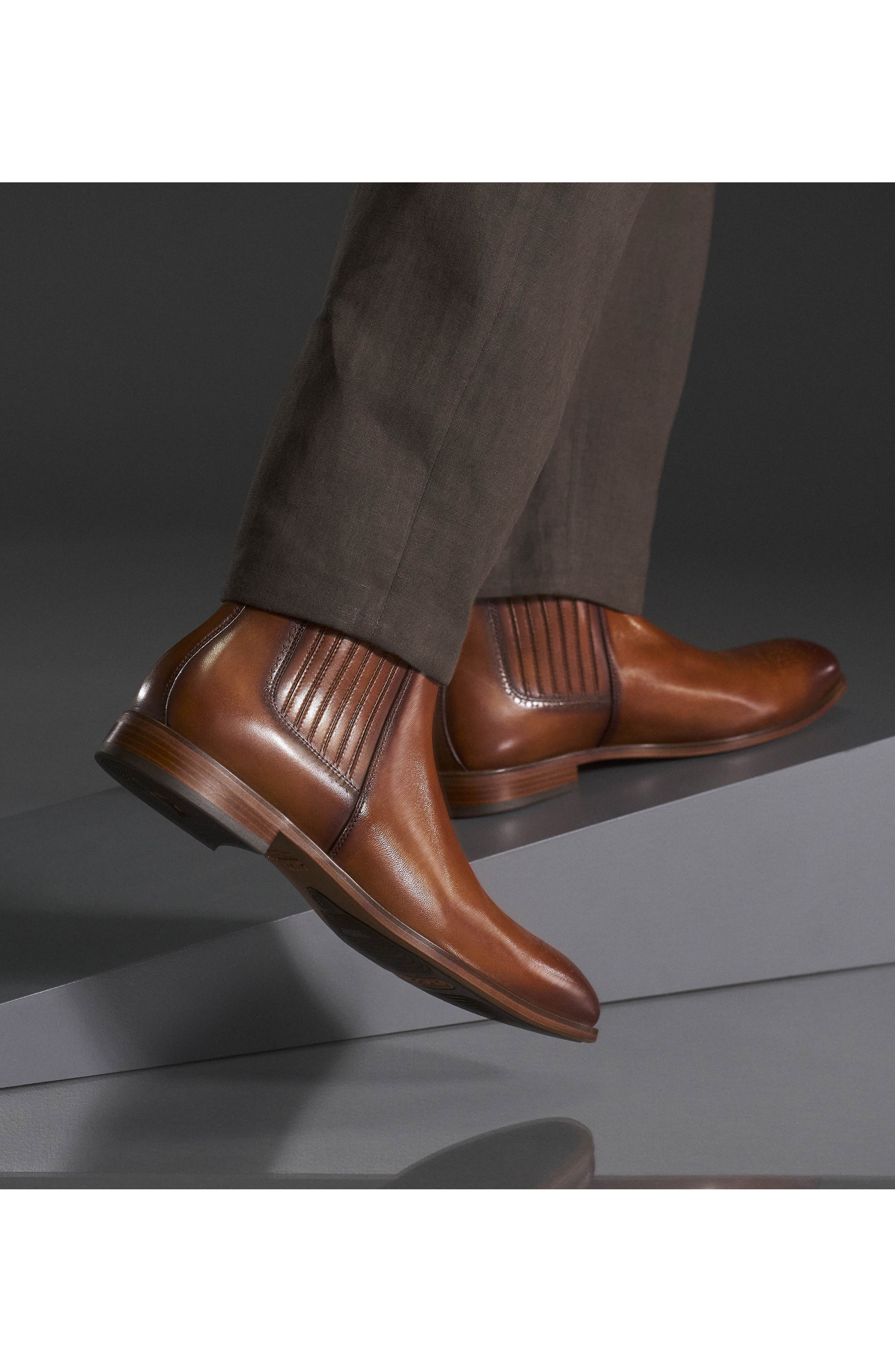 Stacy Adams Bradley Chelsea Boot, Alternate, color, Tan