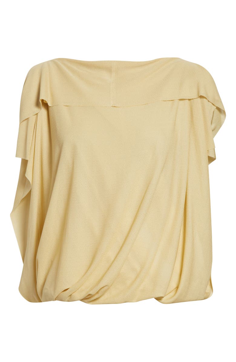 SETCHU Sheer Drape Top, Main, color, Sand Yellow
