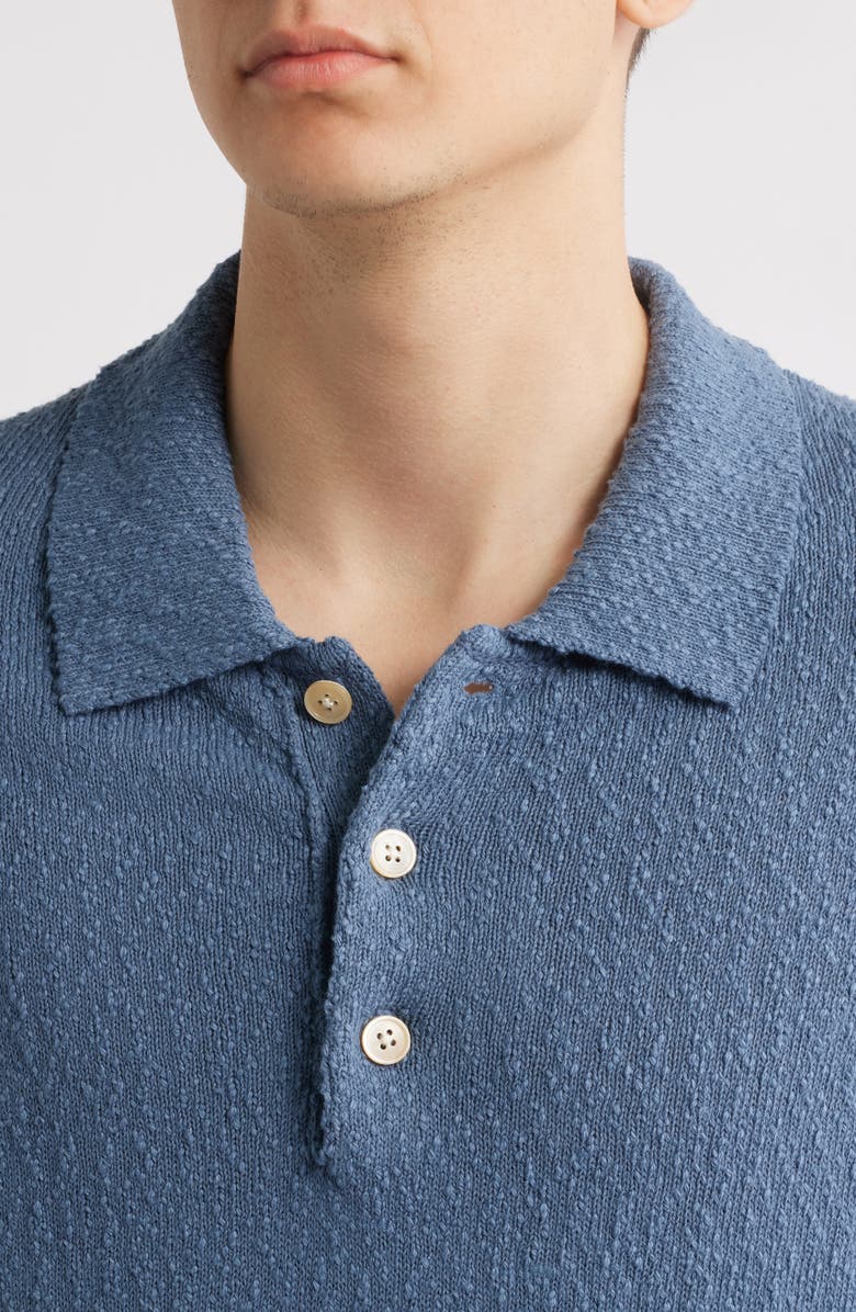 NN07 Randy Jacquard Cotton Polo, Alternate, color, Bering Sea