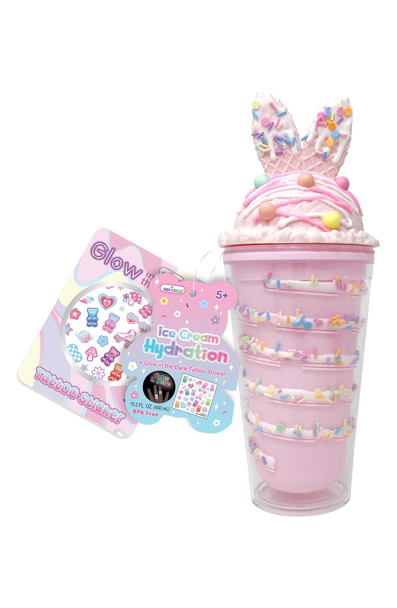 HOT FOCUS Easter Drinking Cup & Nail Stickers Set