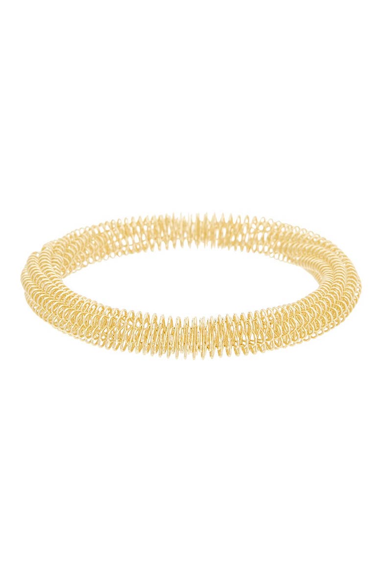 Textured Twist Bangle Bracelet, Main, color, GOLD