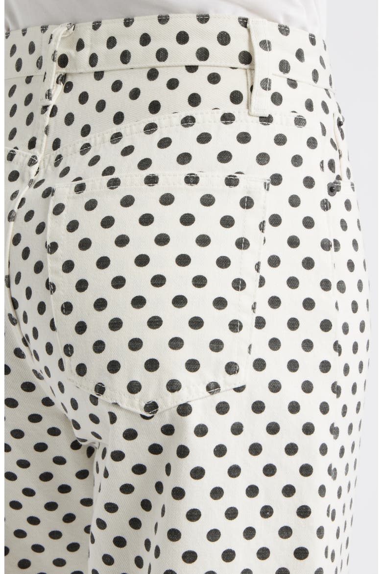 The Bow Crop Jeans, Alternate, color, WHITE POLKA DOT