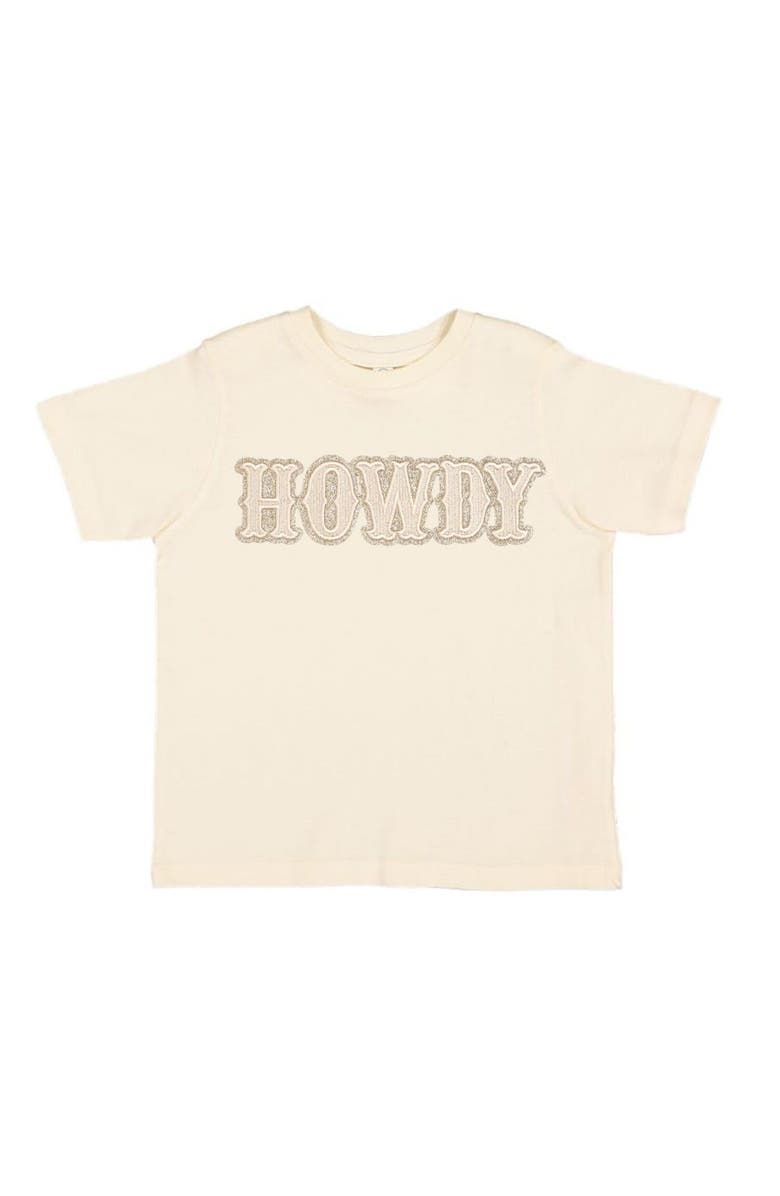 Sweet Wink Howdy Patch Short Sleeve T-Shirt, Alternate, color, Mocha