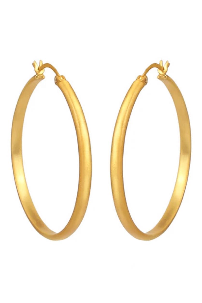 Simplicity Hoop Earrings, Main, color, GOLD