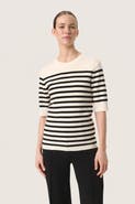 Soaked in Luxury SLSpina Slim Fit Crew Neck Pullover