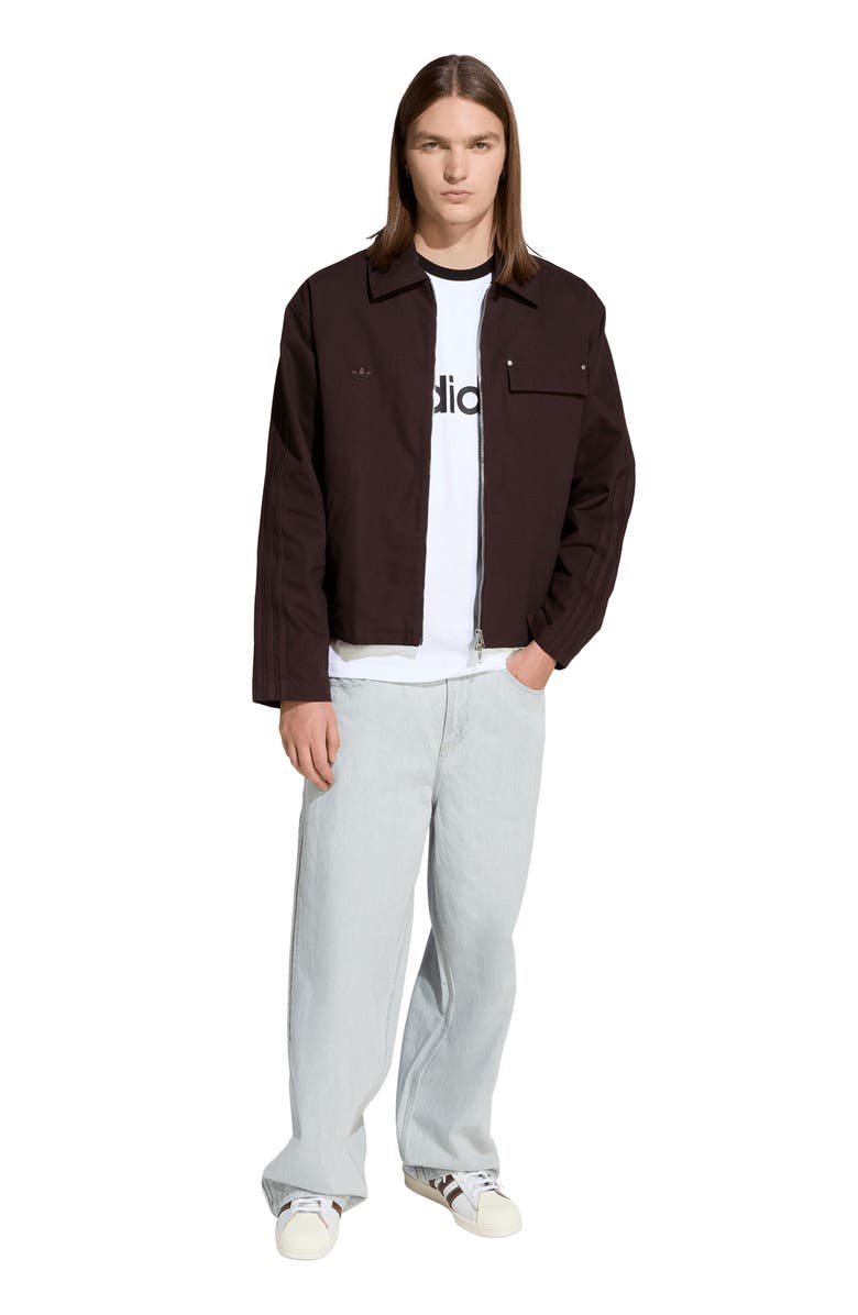 adidas Originals Cotton Canvas Workwear Jacket, Alternate, color, 