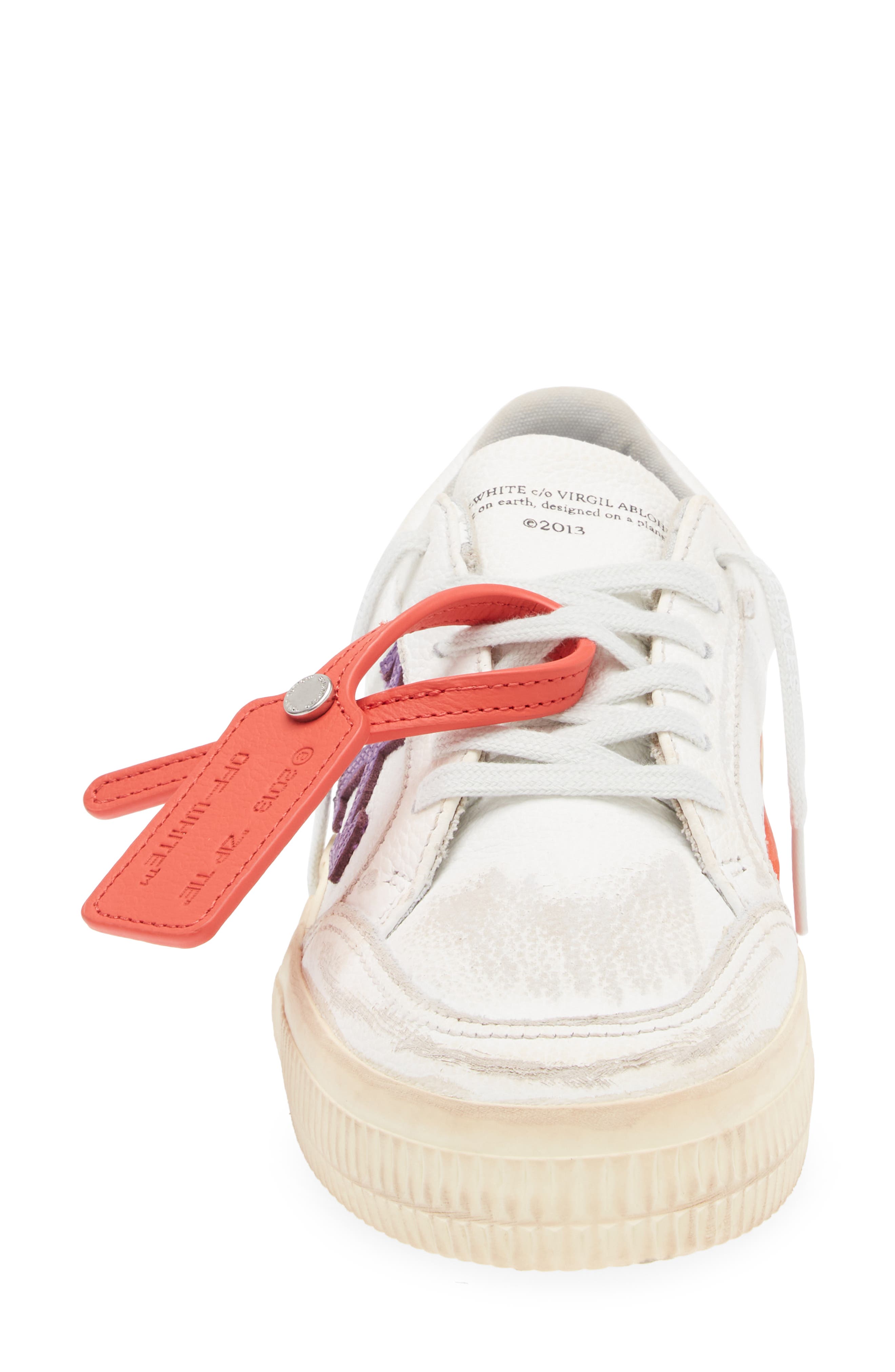 Off-White Vulcanized Low Top Sneaker, Alternate, color, 