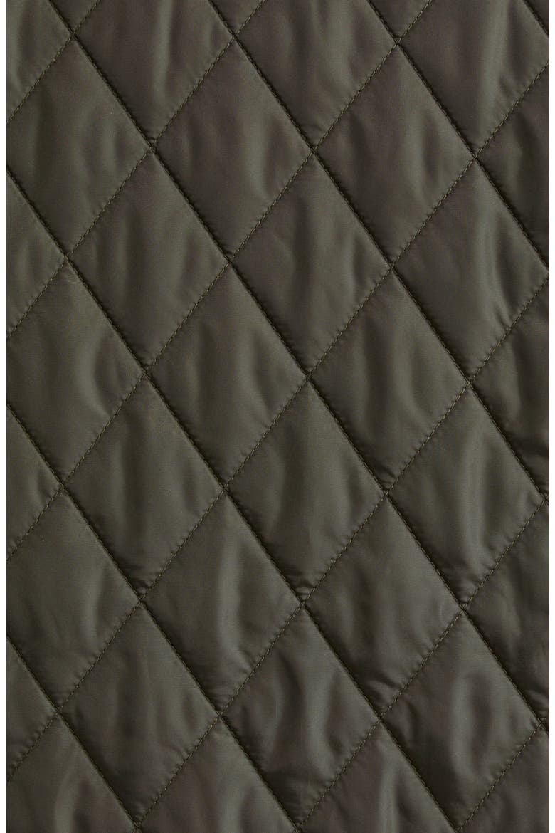 Quilted Nylon Coat, Alternate, color, SHALE/ BRUSH IP CHECK