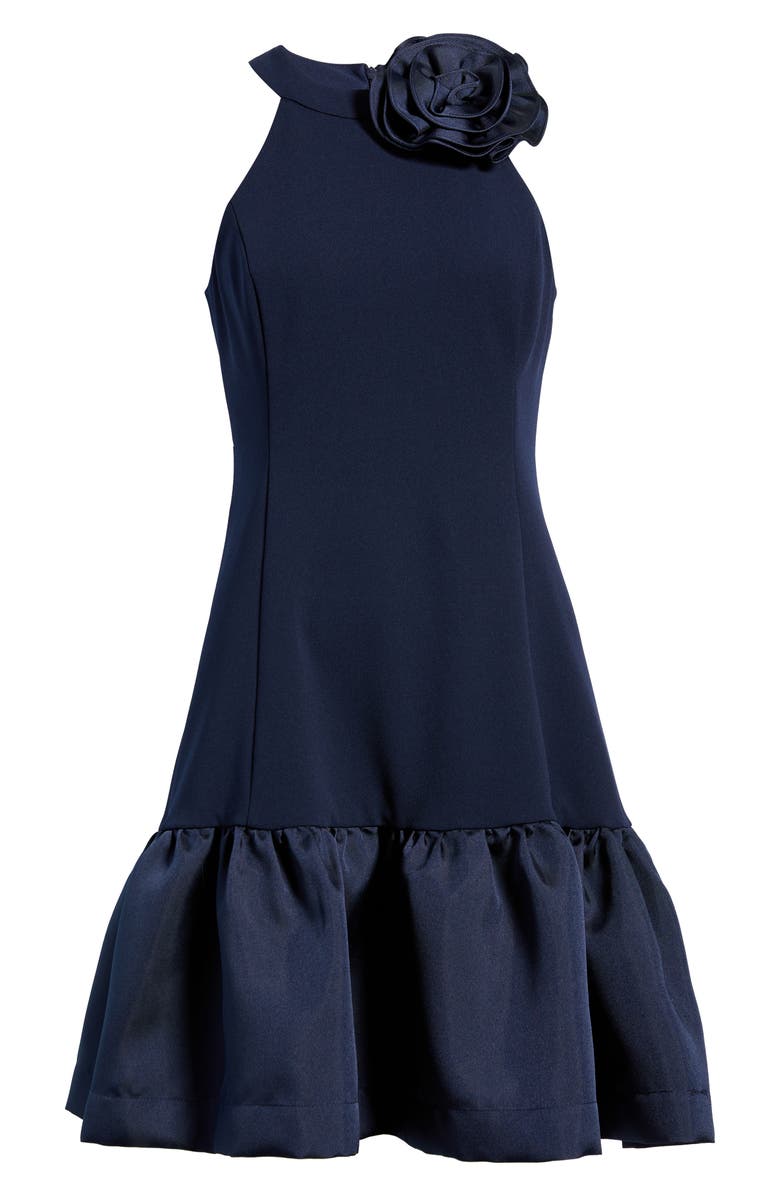 Eliza J Floral Ruffle Hem Sleeveless Dress, Alternate, color,